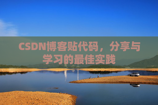 CSDN博客贴代码，分享与学习的最佳实践